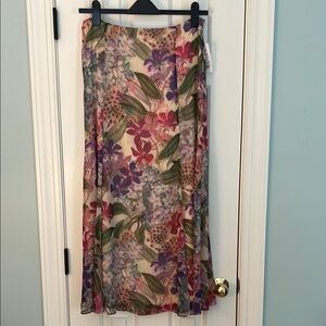 Carlisle Collection Print Maxi Skirt
